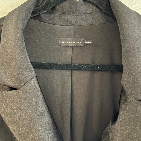 Good American Single-Button Scuba Blazer - Picture 5 of 12